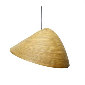 Dekor Asia Bamboo Hanging Lamp Middle Size Modern Simple Luxury Design Natural Elegance Sustainable Lighting DIY for Living Room