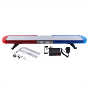 New 1.2m 80LED Emergency Vehicle Strobe Light with Speaker - Engineering Warning Lamp