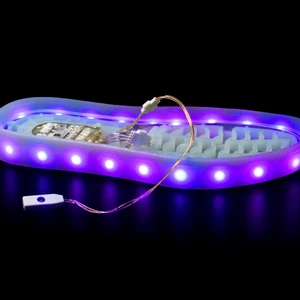 Rechargeable USB Led Solar Micro Led String Lights for Shoes