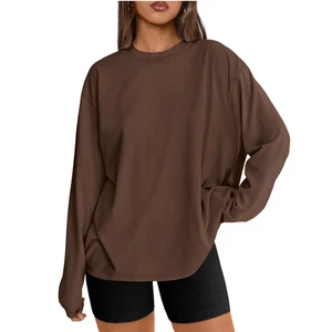 OEM Women's Plus Size Breathable Cotton T-Shirt with Custom Logo