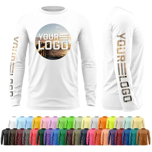 OEM & ODM Eco-Friendly Quick Dry Fishing Jersey Custom UV Protection Upf 50+ Long Sleeve Breathable Comfortable Clothing