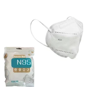 wholesale disposable 5-PLY protective N95 Face Mask Cover Nose respirator Mask for Laboratory and detal