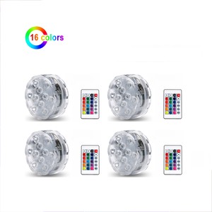 Submersible LED Pool Lights Waterproof IP68 Cool Led Flashing Light Outdoor Decoration Party and Colored Swimming Pool Light