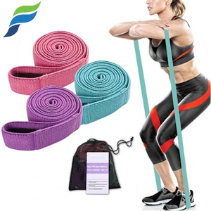 YETFUL Custom Logo Color Nude Printed Yoga Gym Exercise Fitness Legs Glutes Booty Hip Fabric Resistance Bands