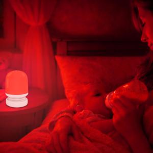 Multipurpose Modern Mini LED Nightlight Red Dimmable USB Rechargeable Battery For Closet Cabinet Nighttime Nursing Diaper