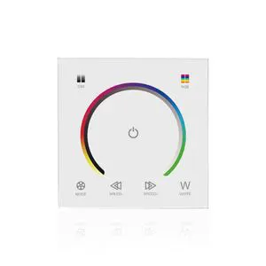 Touch Wall RGB RGBW Switch DC12V-24V Delay off 20 Seconds Touch Panel Control Wall Mounted LED Dimmer Controller