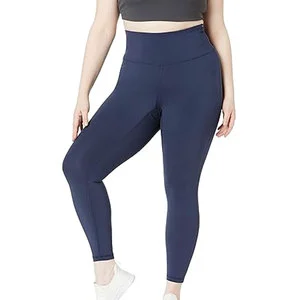 2026 Custom Logo Solid Ribbed Spandex Sportswear Women High Waist Yoga Pants Gym Workout Tight Fitness Butt Lift Yoga Leggings