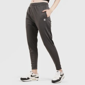Autumn Casual Athleisure Bottoms Breathable Mid-Waist Harem Pants in Grey