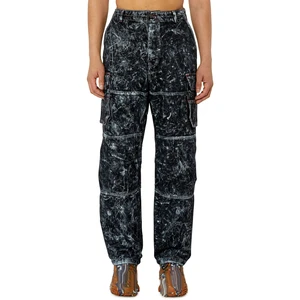 Custom Plus Size Men's Clothing Washed Workwear Straight Jeans Streetwear Loose Men's Trousers