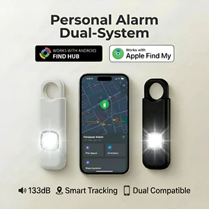 Portable Rechargeable Self Defense Safety Emergency Alarm Personal Alarm Compatible With IOS And Android