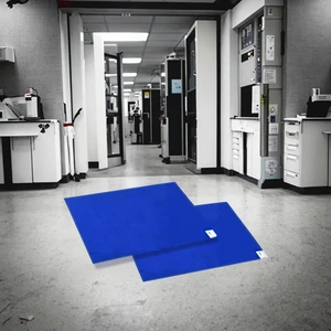 Eco-Friendly Multi-Layer Adhesive Cleanroom Mat Sticky Protection Entrance Safety for Laboratories Manual Style PE Material