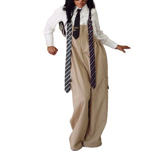 New Women'S Pants & Trousers Pocket Baggy Wide Leg Cargo Overalls Denim Jeans Jumpsuit Loose Suspender Casual Trousers Pants