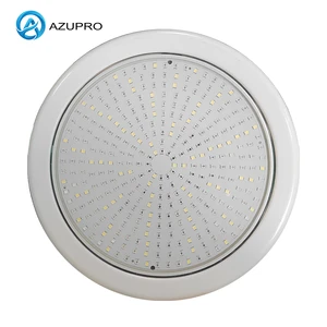 AZUPRO IP68 Waterproof ABS Resin Filled Swimming Pool RGB LED Pool Light with DC12V Warm White Dimmable Remote Control CE ROHS