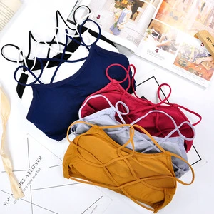 New Arrival Woman Ladies Camisole U Back GYM Summer Women Bras Vests