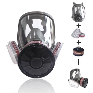 Self-priming Filtering Type Chemical Protective Industrial Full Face Gas Mask