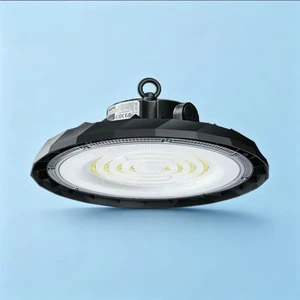 300W Industrial Aluminum High Bay Light UFO Highbay Light for Warehouse Factory Brand Driver IP65 Waterproof 5-Year Warranty