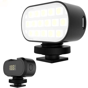 6500K Mini LED Video Light GoPro Camera RGB Light Panel Lamp Photo Video Office Vlog Fill Light for Youtube