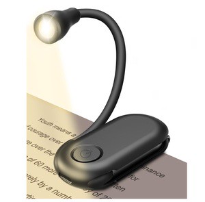 Mini Rechargeable Reading Light Clip On Book/Collar, Night Shift For Work, Portable Light Emergency Pocket Flashlight,