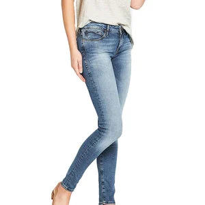 New Style Outdoor Use Women Jeans Pants Best Quality Solid Color Jeans Pants For Women In High Quality