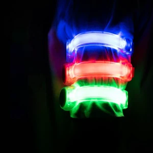 Flashing LED Armband Night Sports Running Lights Reflective Safety Walking Running Armband