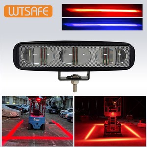 LED Forklift Safety Lights Warning Spot Lights Warning Zone Adjustable Mounting Bracket Warehouse Use China Origin