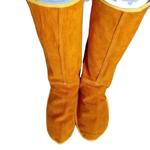 Protective Shoe Covers & Safety Gloves Anti-cut & Heat-Resistant Durable for Welding Work Unisex
