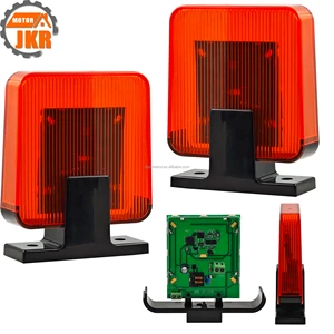 Automatic Electric Gate Security Strobe Warning Lamp Wide Voltage 12-265V AC/DC Alarm Flash Lamp Modern for Door Factory Price