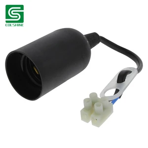 High Quality E27 Plastic Lamp Holder Durable Screw Type Bulb Socket for Home Office Use