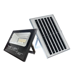 Automatic Dimming IP65 Waterproof Solar Floodlight Motion Sensor LED Light Source 110 Beam Angle 3000-6500K Color Temp