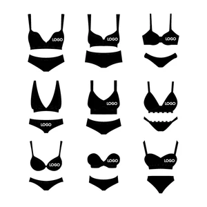 Free Design Women's Thong Bikini Set Custom Logo Stretch Bikinis Wholesale Fast Sampling For Bikini Full Customization