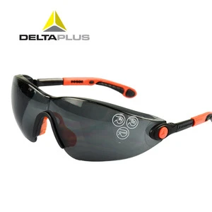 Delta Fashion 101120 Full-Frame Safety Sunglasses EN166 Certified Uncoated Black Lenses Eye Protection Goggles
