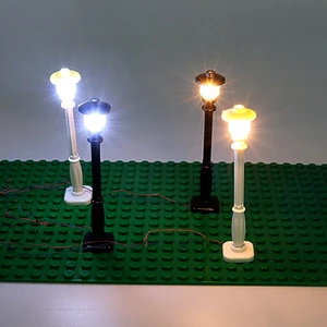 LED LLed Building Block Lamp DIY LED Accessory Part Street View Atmosphere Enclosure Lights Effects for DIY Toy Lights