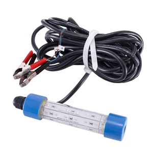 New Underwater Fishing Light Portable 12v Led 30w IP68 Waterproof Farmed Salmon with Squid Boat Fishing Night Light