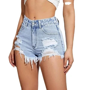 2026 Hot Selling Women's Denim Shorts Fashion Casual Slim Fit Design for Summer Sexy Wholesale Jeans