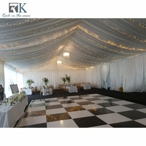 20ftx20ft Dance Floor Black and White Portable Dance Floor Wooden Portable Dance Floor