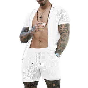 Summer New Cool, Comfortable and Breathable Men's Sports and Leisure Suit Fashion Design Trend Suit Men