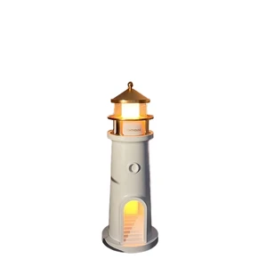 Modern Style Moonlight Lighthouse Atmosphere Light Remote Control for Bluetooth Warm White Emitting Bedroom Bedhead Desk Lamp