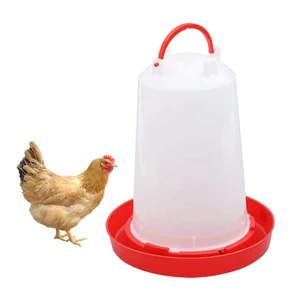 Minimize Water Waste No Leakage Screw Design Gravity Fed Poultry Manual Chicken Drinking Hanging Bucket