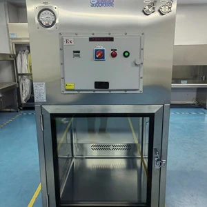New Explosion Proof Safety Clean Window HEPA Filter Dustproof Sound Insulation Purification Pharmaceutical Room Laboratory
