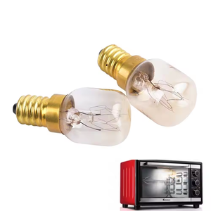 Wholesale High Temperature 300 Degree Celsius Resistance T22 T25 Refrigerator Bulb 15W 25W E14 OVEN LAMP Incandescent Lamp