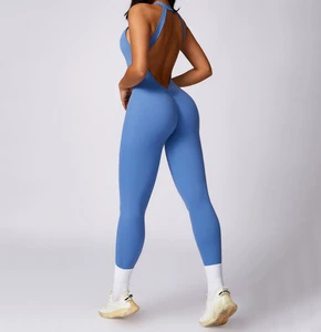 Hot Sales Sports Jumpsuit Gym Outfit Running Recycle Breathable One Piece Yoga Female Jumpsuit Fitness for Women