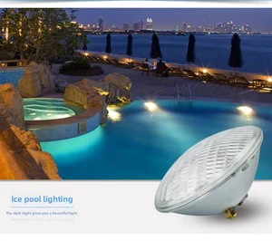 PAR56 12W IP68 Waterproof RGB LED Glass Pool Light Underwater Submersible Swimming Pool Light Led Swimming Pool Light