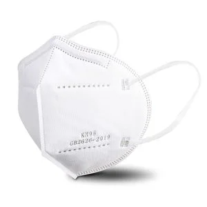 Protective KN95 Adjustable and Foldable Face Mask with Earloop Soft & Breathable Materials Individual Pack Low MOQ Acceptable