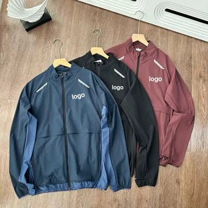 Summer fashion sporty outdoor quick-drying men's jacket - lightweight casual sun-protective clothing