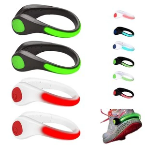 Outdoor Running Sports Warning Light Shining Shoe Clip Light LED Exercise Flashing Shoe Clip U-shaped Shoe Clip Light