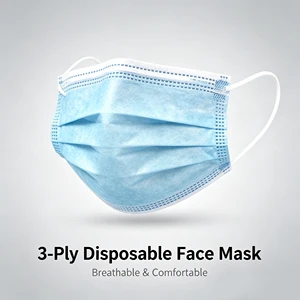 Factory Wholesale Hot Selling 3ply Disposable Medical Face Mask Protective Mask Anti-dust Anti-odour 99%