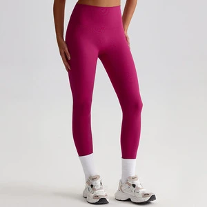 Seamless High Waist Stretchy Leggings Tummy Control Leggings Bamboo Yoga Pants Leggings Pour Femmes Compression Tights