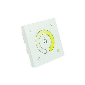 Wall Mounted CCT Touch Controller Cw Ww Dual White Touch Color Temperature Led Dimmer Lighting Controller