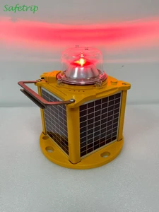 LS/HT Range 10-12 NM IP68 Aviation Obstruction Light with RGB Blue Green Solar Navigation