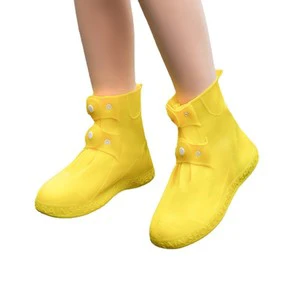 The New Rainproof Non-slip Waterproof Shoe Cover Thickened Wear-resistant Rain Shoe Cover Easy to Store Rain Shoe Cover